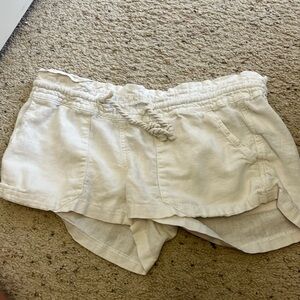 roxy linen shorts